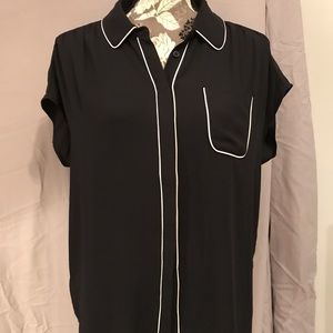 LOFT button down blouse